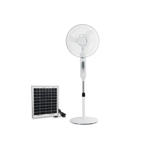 chargeable electric fan with solar